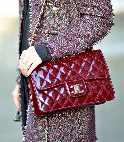 red chanel bag street style|chanel handbags.